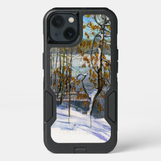 Snow fell Watercolor iPhone 13 Case