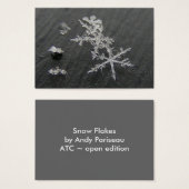 Snow Flake 49 ~ ATC (Front & Back)