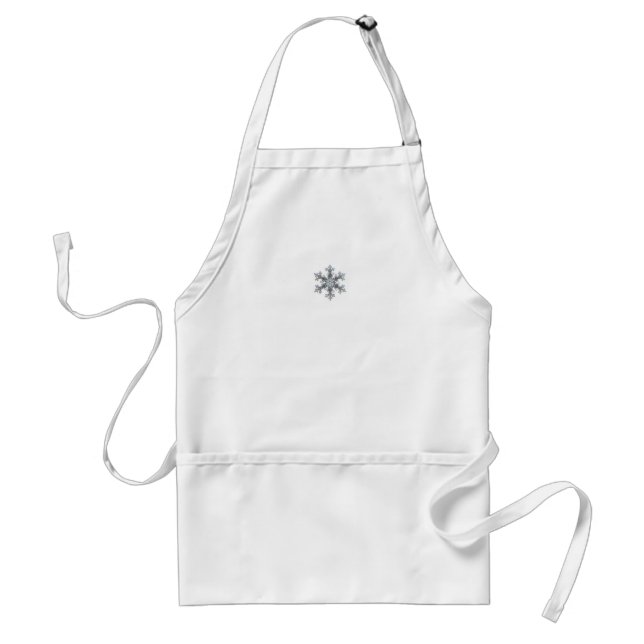 Snow flake adult apron (Front)