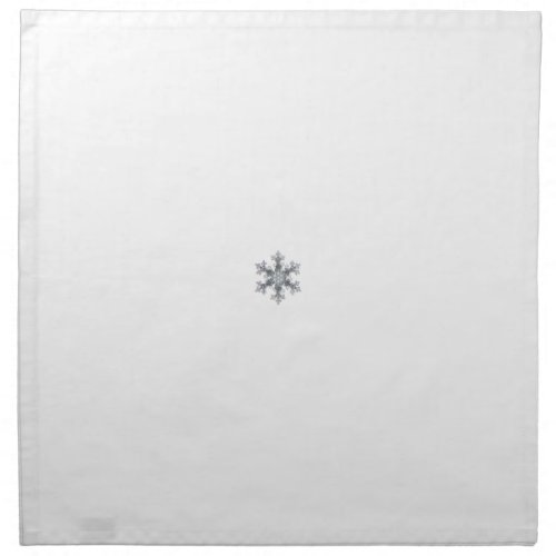 Snow flake cloth napkin