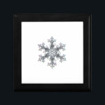 Snow flake, I’m dreaming of a white Christmas  Keepsake Box<br><div class="desc">I’m Dreaming of a white Christmas - photograph of  a real snow flake</div>