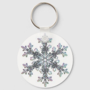 Snow flake keychain