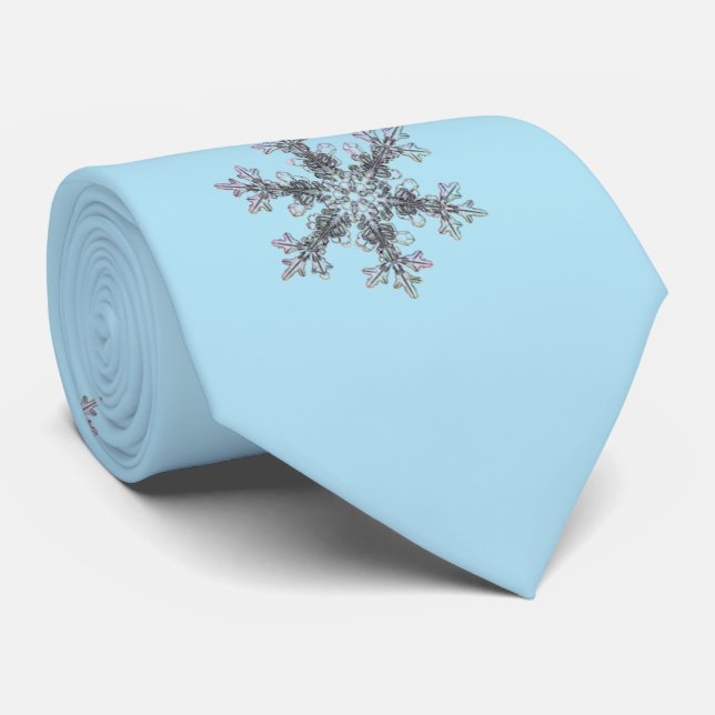 Snow flake - Let it Snow Neck Tie (Rolled)