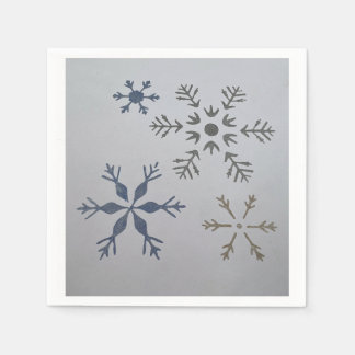 snow flake napkins