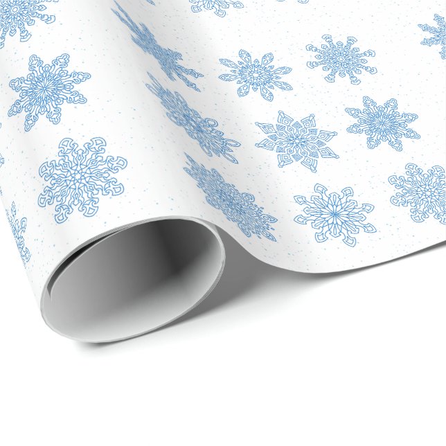 Snow Flake Wrapping Paper (Roll Corner)