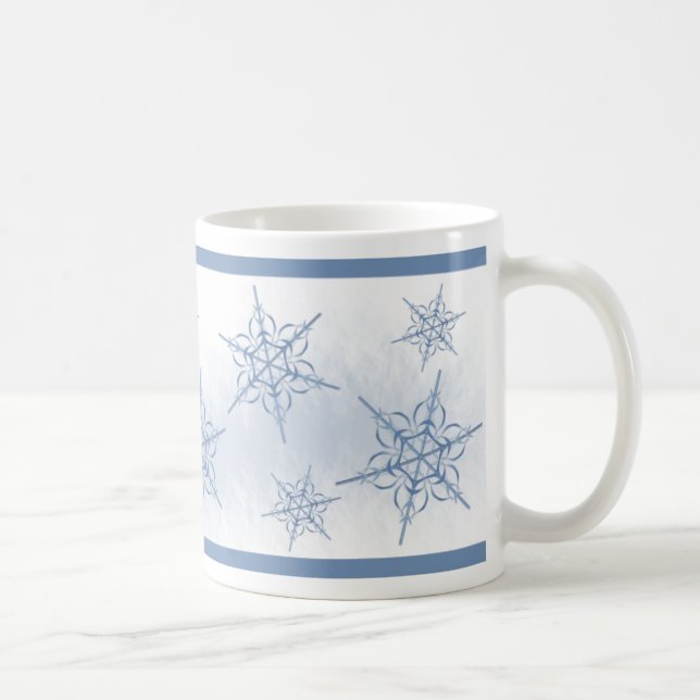 Snow Flakes Coffee Mug (Right)