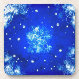 Snow Flakes Drink Coaster