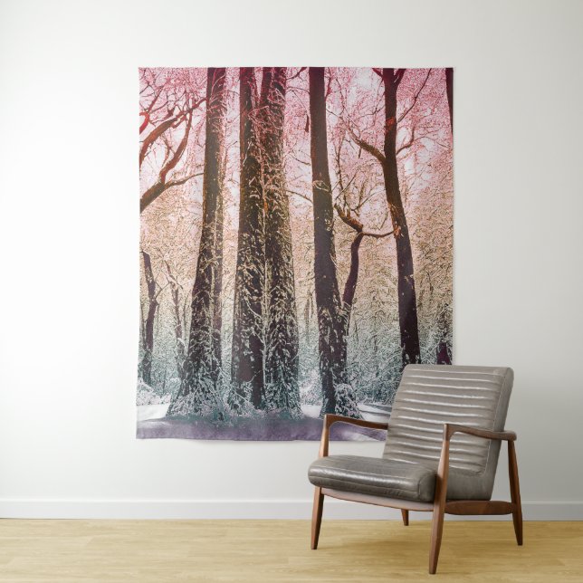  SNOW FOREST NATURE TAPESTRY (In Situ)