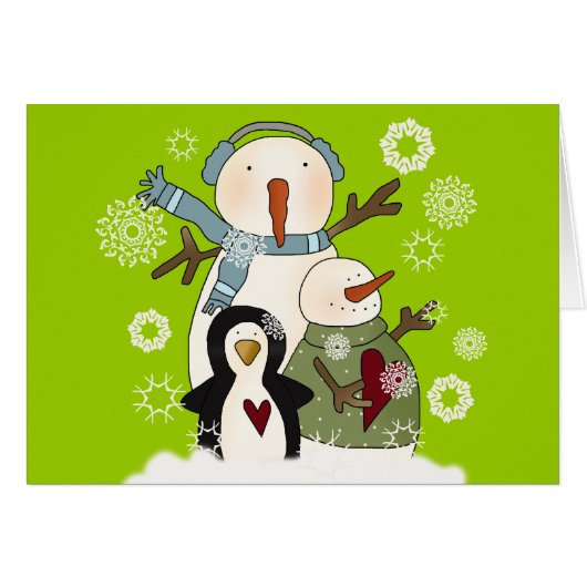 Snow Friends Holiday T-shirts and Gifts (Front Horizontal)