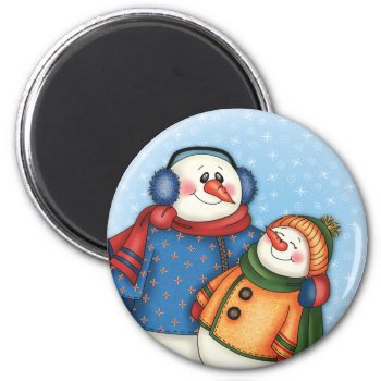 "snow Friends" Magnet by BaZooples at Zazzle
