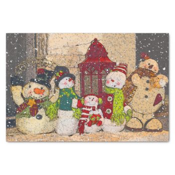 Snow Friends Tissue Paper by manewind at Zazzle