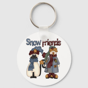 Snow Friends Tshirts and Gifts Keychain