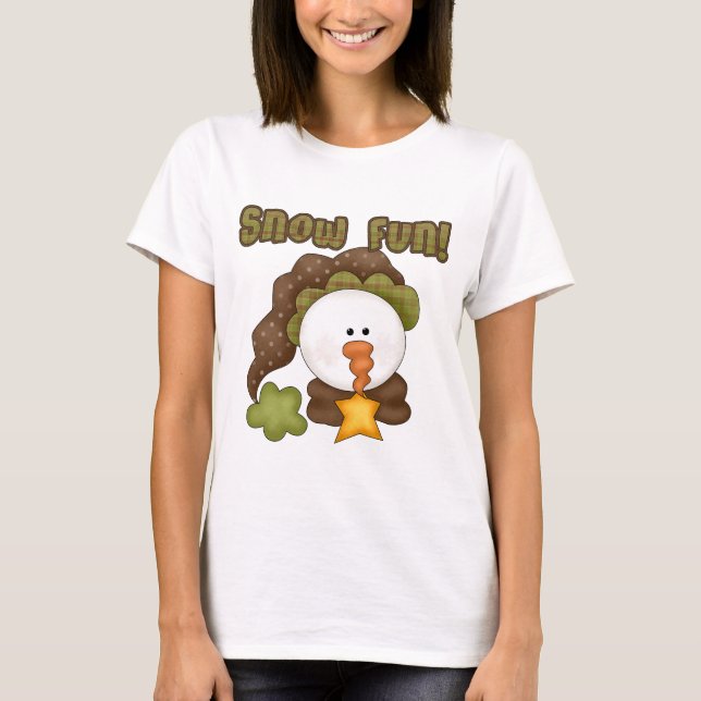 Snow  Fun One Tshirts and Gifts (Front)