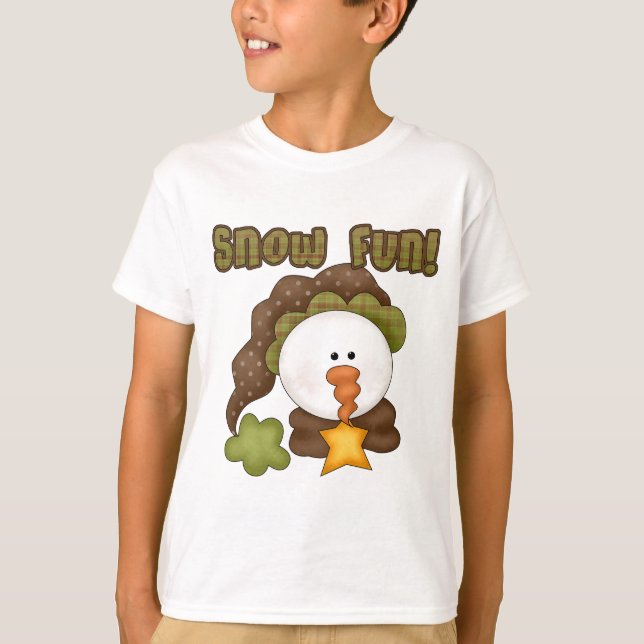 Snow  Fun One Tshirts and Gifts (Front)