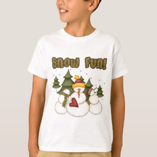 Snow Fun Two Tshirts and Gifts
