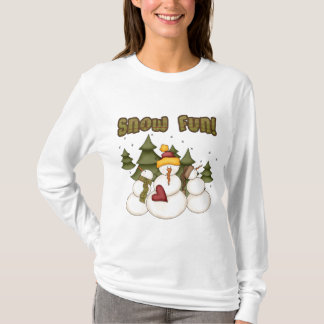 Snow Fun Two Tshirts and Gifts