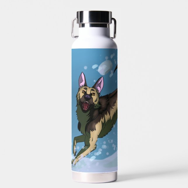Snow Games Water Bottle (Front)