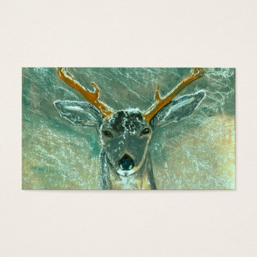 Customizable snow gazer business cards