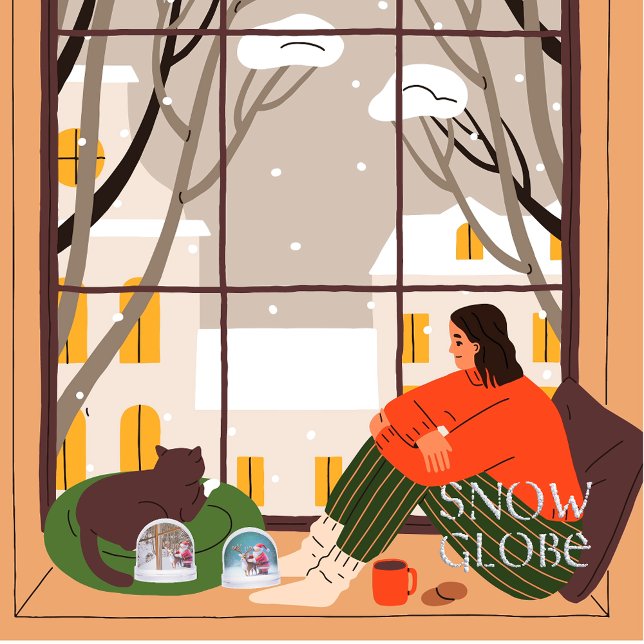 Snow Globe (Santa and Rudolf Snow Globe)