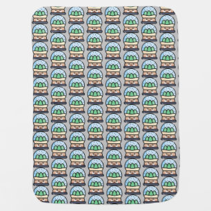 snow globe baby blanket