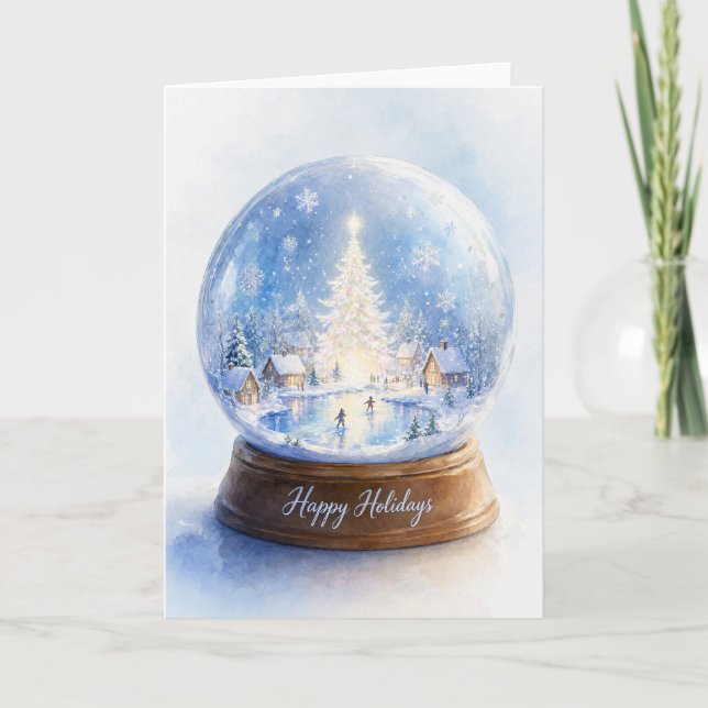 Snow Globe Card (Front)