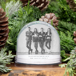 Snow Globe   Corporate Christmas Team Photo Gift