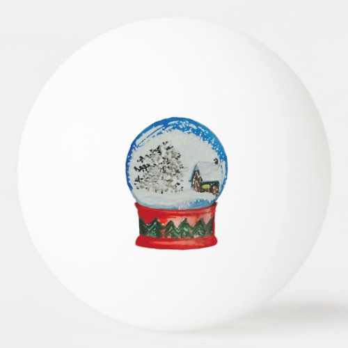 Snow Globe Crystal Ball Winter Village Christmas