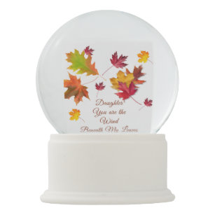 mother and daughter snow globe