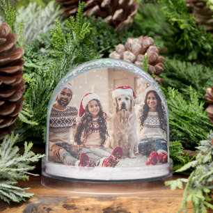 Snow Globe   Family Portrait Custom Holiday Gift