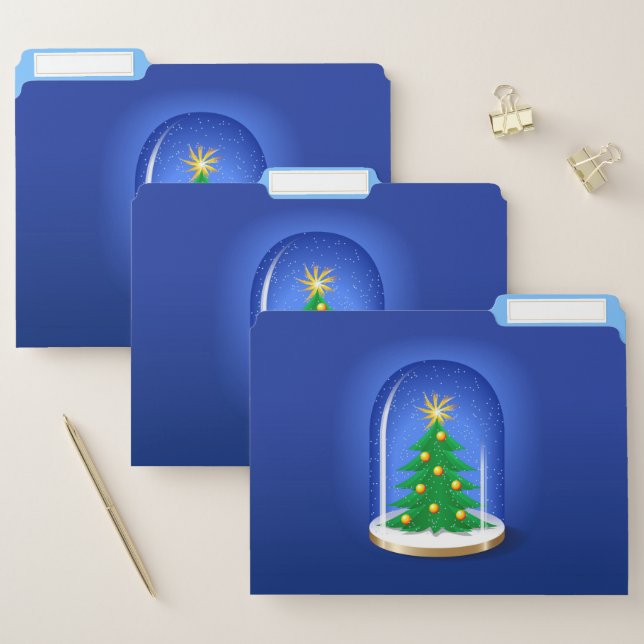 Snow Globe File Folder (Set)