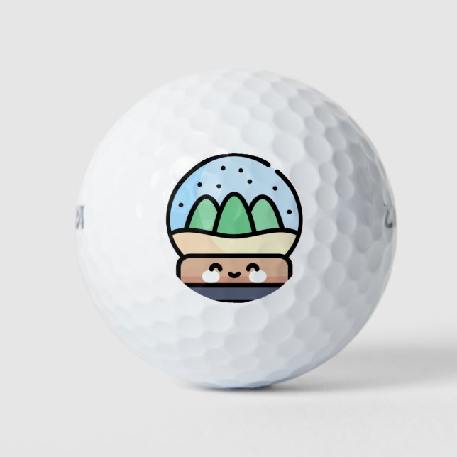 snow globe golf balls (Front)