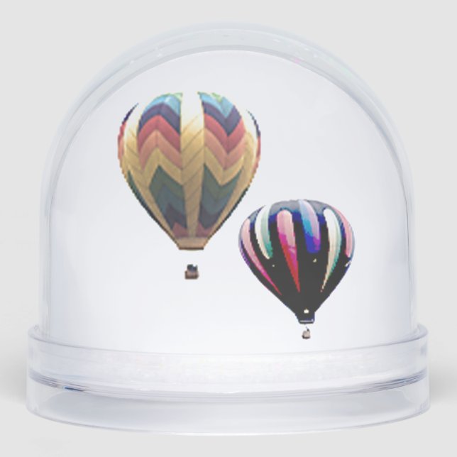 Snow Globe - Hot Air Balloons (Front)