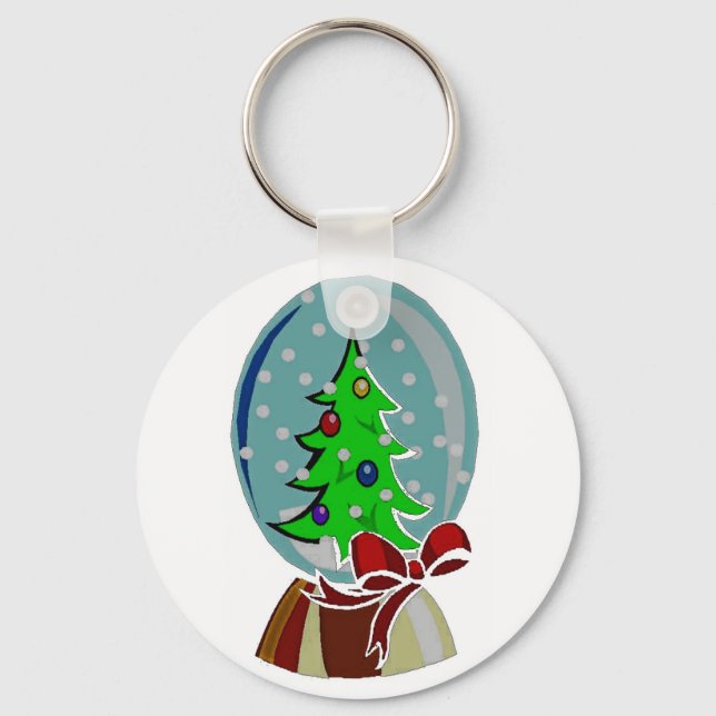 SNOW GLOBE KEYCHAIN (Front)