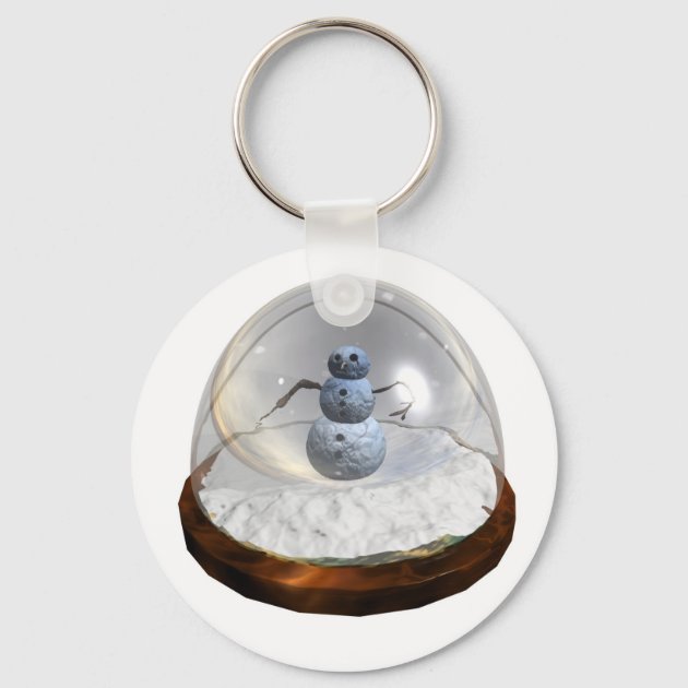 Snow globe clearance keychain