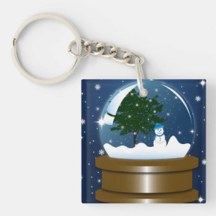 Snow Globe Keychain
