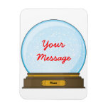 Snow Globe Magnet at Zazzle