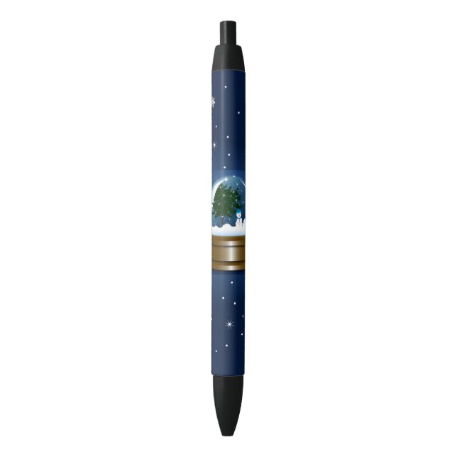 Snow Globe Pen (Front Vertical)