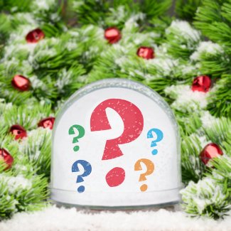 Snow Globe - Question Marks