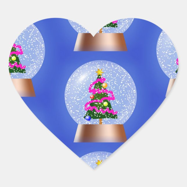 snow globe stickers (Front)