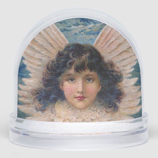 Snow Globe VINTAGE ANGEL  (Front)
