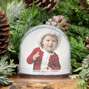 Snow Globe with 2 Photos