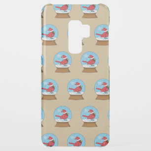 Snow Globe with Cute Red Cardinal Uncommon Samsung Galaxy S9 Plus Case