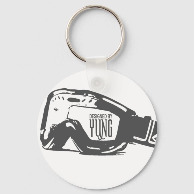 Snow Goggle Keychain (Front)