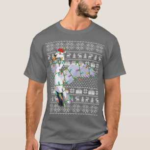 Snow Goose Bird Lover Santa Hat Ugly Snow Goose Ch T-Shirt