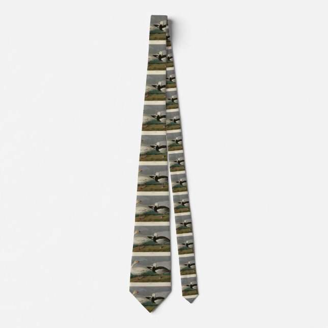 Snow Goose from Audubon's Birds of America Neck Tie (Front)