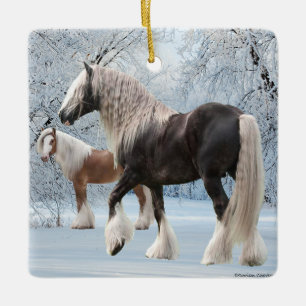 "Snow Gypsies" Holiday Ornament