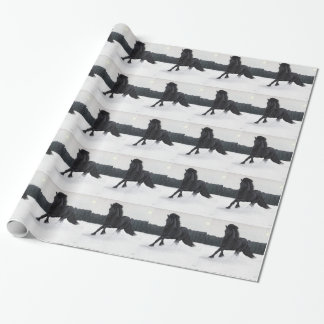 Snow Horse Collection Wrapping Paper