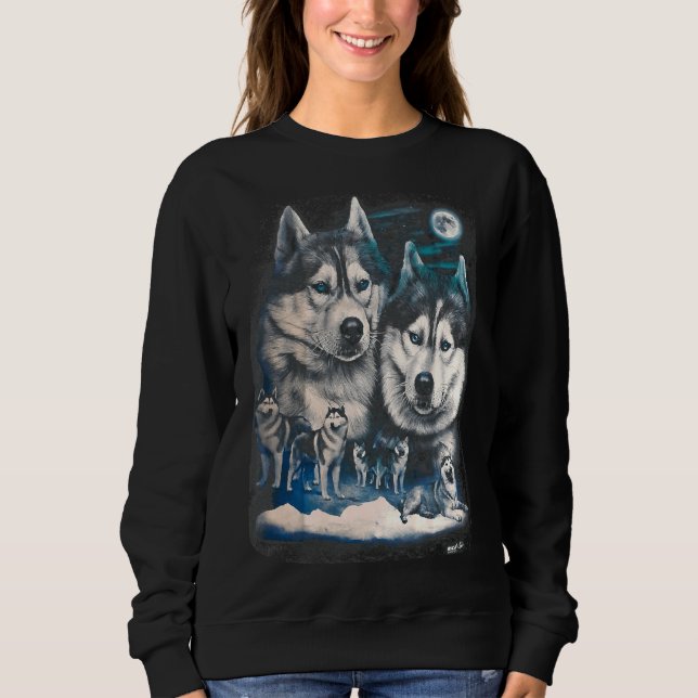 Snow Husky Sweatshirt (Front)