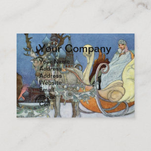 Snow Ice Queen Russian Princess Reindeer Business Card