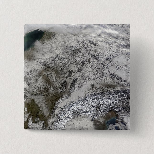 Snow in Europe Button (Front)